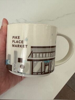 Vintage Starbucks Pike Place Market Ceramic Coffee Mug